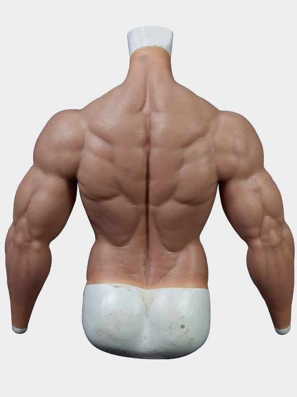 Upper Body Muscle Suit With Arms - Silicone Masks, Silicone Muscle