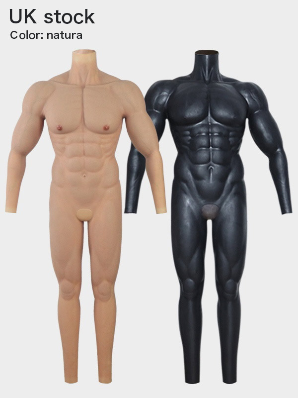 Realistic Muscle Suit With Anal Hole And Front Hole - Silicone