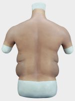 EXQST Silicone Beer Belly Suit, Silicone Artificial Fake Belly, Realistic  Fat Suit Costume, Abdominal Muscle Simulation Skin Silicone Stronger Male