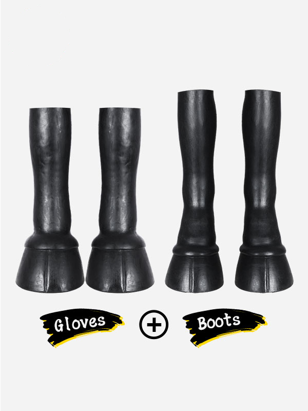 Silicone Hoof Boots + Silicone Hoof Gloves