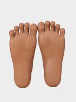 MSFOOT898 Caucasian male silicone feet with short calf right