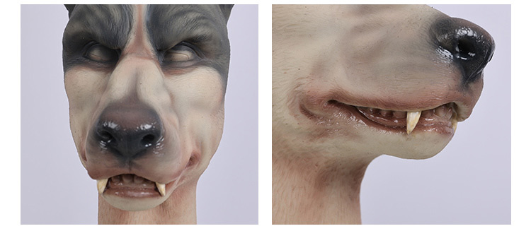 Realistic Silicone Canine Tongue for Fursuit Heads 