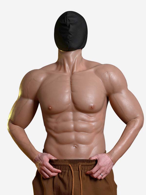 SMITIZEN Silicone Men Fake Chest Full Body Muscle Suit Macho