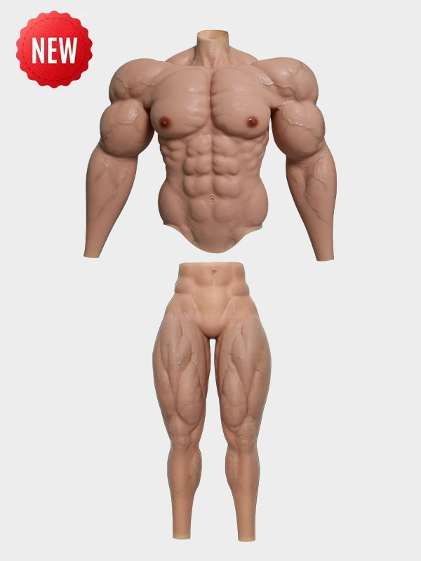 Mr. Olympia Upper Body Muscle Suit + Long Muscle Pants - Silicone