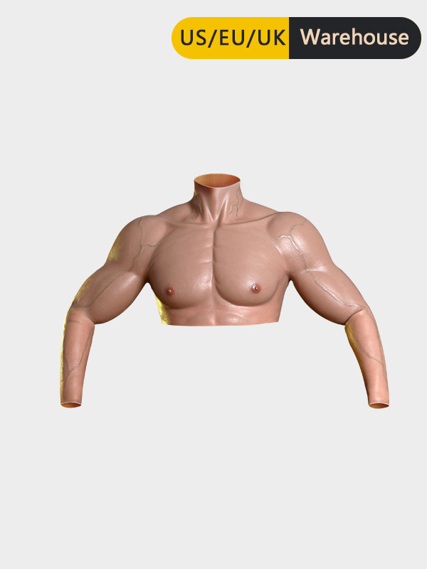 Realistic Muscle Suit with Arms - Without Belly