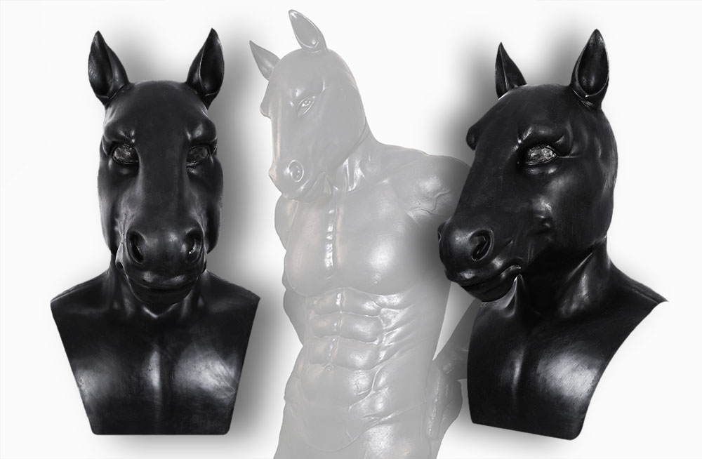 Silicone Horse Kink Mask