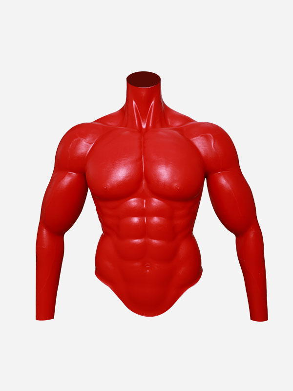 Upper Body Muscle Suit With Arms - Silicone Masks, Silicone Muscle