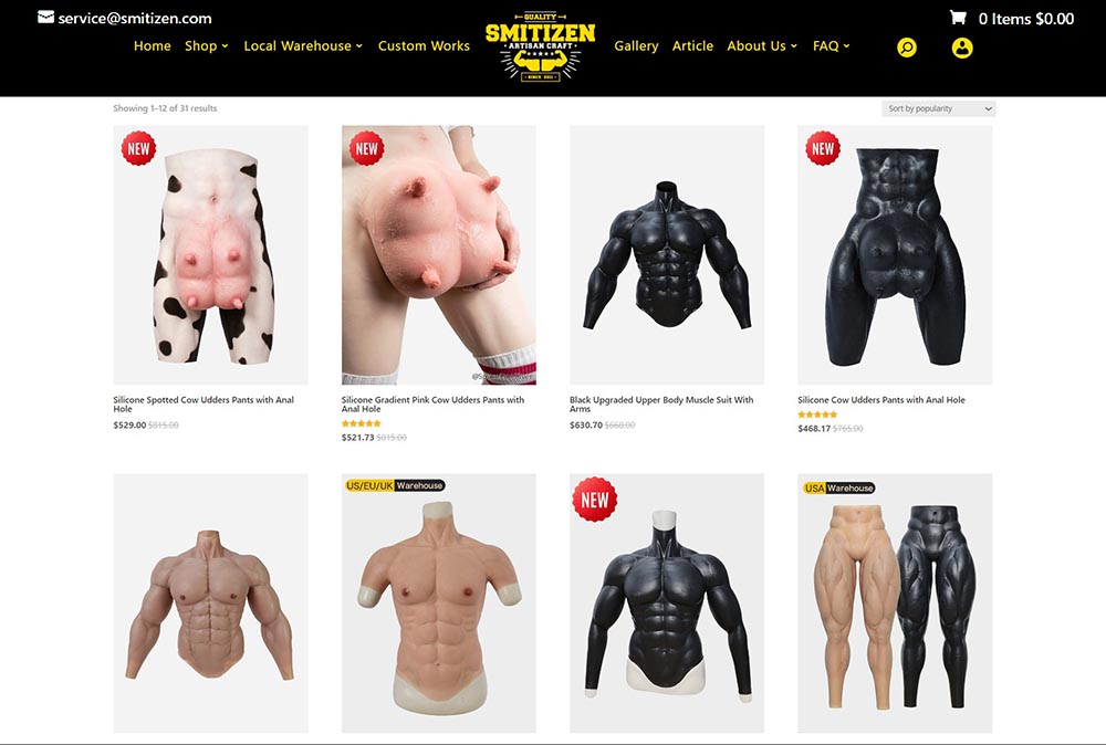 ntroduction to Male Muscle and Animals Suits