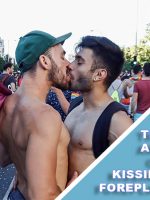 Gay Men Kissing_ The Art of Kissing Foreplay -Cover Image