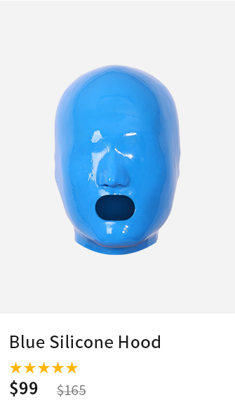 Blue Silicone Hood