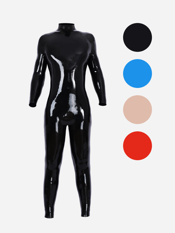 Pre-Sale Neck Entry Silicone Catsuit Without Zippers