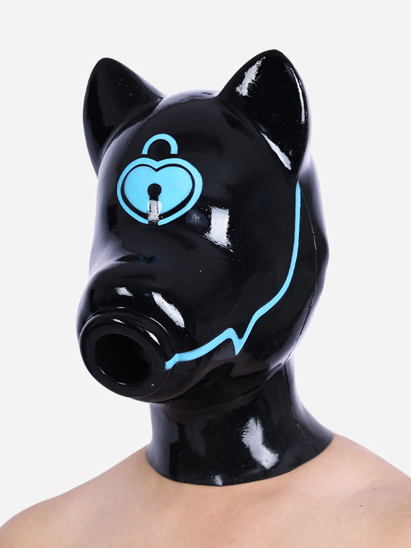 silicone-short-ears-drone-hood-heart-lock-2